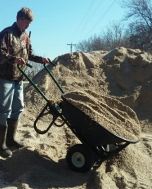 Haul Earth with the Double Barrow Wheelbarrow
